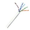 CAT6 Ethernet Riser CMR Cable 550MHz Gigabit White 1000FT - SOLID BARE COPPER
