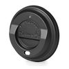 Signature Packaging - Ripple Coffee Cup Lids - 8oz (236ml) - 100 Pack - Black