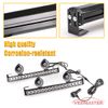 2 in 1 LED Strobe Light Bar Emergency Warning Hazard Traffic Advisor Amber/White