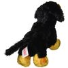 Aurora 8-inch Flopsie Dachshund, Black and Brown