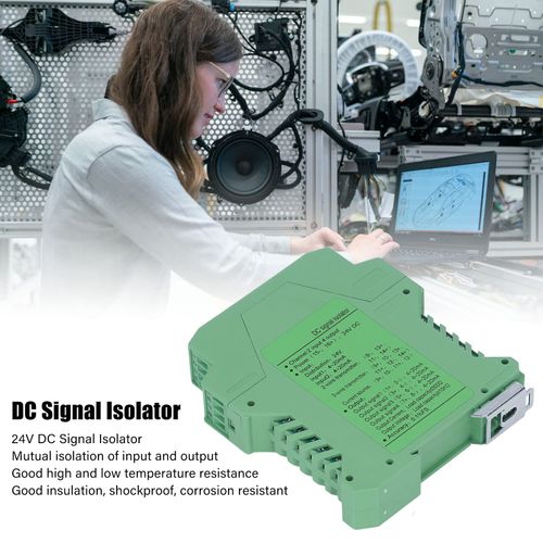 4-20 Ma Signal Splitter, 24v Dc Signal Isolator, 24v Dc Signal Isolator 2 in 4 Out Direct Current Signal Conditioner Transmitter PLC Detection (4-20ma)