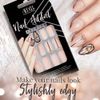 Ardell Nail Addict Artificial Nail Set, Blush Geometric Crystals