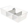 2-Tier Sliding Bathroom Storage Shelf White Organizer Under Cabinet Space-Saving