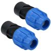 20mm x 3/4" MDPE Female Adapter Compression Coupling Fitting Water Pipe 2PK