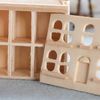 Miniature Unfinished Wood Dollhouse