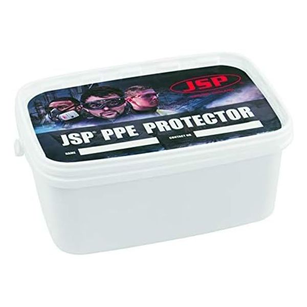 JSP PPE Protector Plastic Storage Container, Keep PPE Products Clean and Dust Free, (BTB000-000-100)