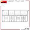 Mini Art MA49016 1/48 Wooden Pallet Set, Plastic Model