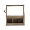 Weddingstar Bottle Caddy with Opener, Wood