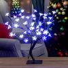 The Christmas Workshop 45 cm 48 LED Blossom Tree, Blue/ White