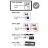 2 Black Shell Garage Door Remote Wall Key Pad for Liftmaster 877LM