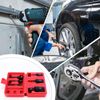 WiMas 6PCS Impact Universal Joint Socket Adapter Set Impact Driver Adapter Reducer Converter Adapter with 3PC Universal Joint Socket and 3PC Drill Adapter, 1/4" 3/8" 1/2" Socket Set
