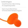 Howard Leight by Honeywell Quiet Corded Reusable Earplugs, 5-Pair Vending Pack (QD-5-30), Bright Orange