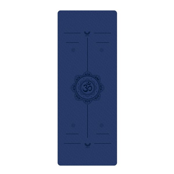 Devi TPE 8mm Centerline Yoga Mat NO 2, Dark Orchid