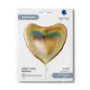 ABC36 Plain Heart 91 cm Diameter Glitter Holo Gold