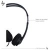 HP T1A66AA Stereo 3.5mm Headset, schwarz