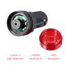 sourcing map 3Pcs Red Indicator Light with Buzzer AC/DC 12V, 22mm Panel Mount Flashing Alarm, for Electrical Control Panel, HVAC, DIY Projects
