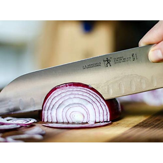 Henckels International Classic 5-Inch Hollow Edge Santoku Knife