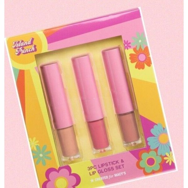 3-Pc. Island Punch Double-Ended Lipstick & Lip Gloss Set