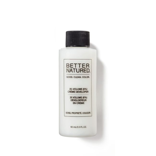 Better Natured 20 Volume Gentle Creme Hair Developer | For Professional Salon Coloring | Lightening & Gray Coverage | Long Lasting Color | 2 Fl Oz