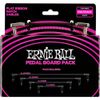 Ernie Ball Ernie Ball Flat Ribbon Patch Cables Pedalboard Multi-Pack Black