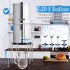 9" Diameter by 8" Tall Gravity Fed Water Filter System Stand, Detachable Stainle