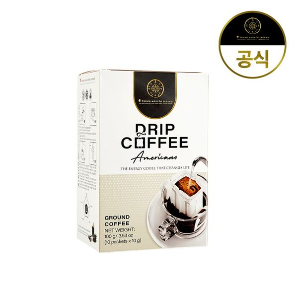 G7 Trung Yuen Legend Drip Americano 10T Vietnamese Coffee Bean Black Hand Drip Bag Coffee Mix