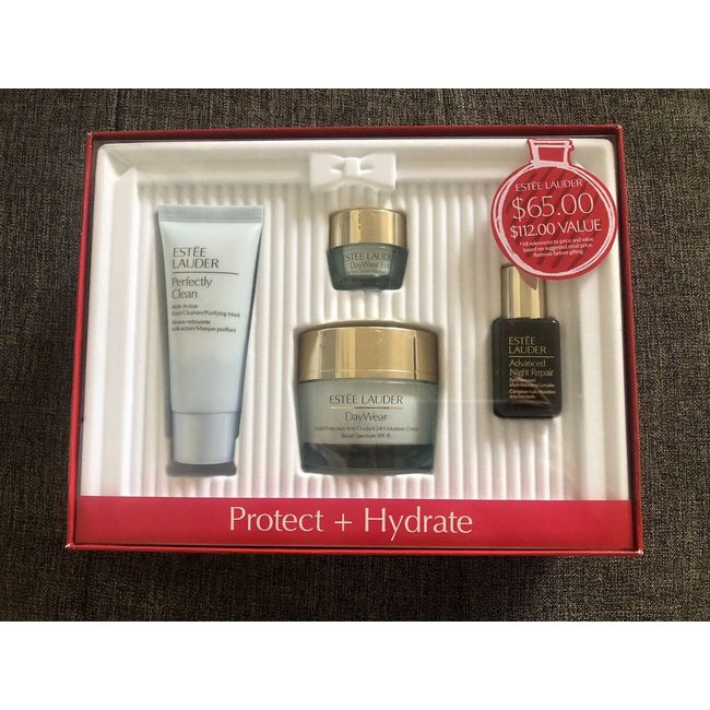 Estée Lauder Holiday Protect + Hydrate Gift 4pc Set NIB