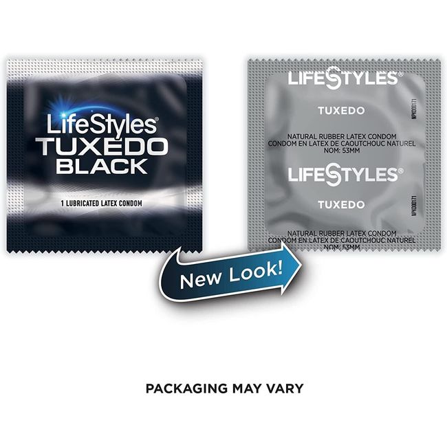 55 CT LifeStyles Tuxedo  Condoms