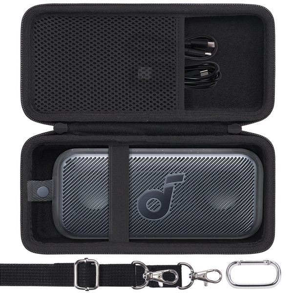 Co2CREA Dedicated Storage Case Compatible with Anker Soundcore Motion 300 Speakers, Black (Case Only)