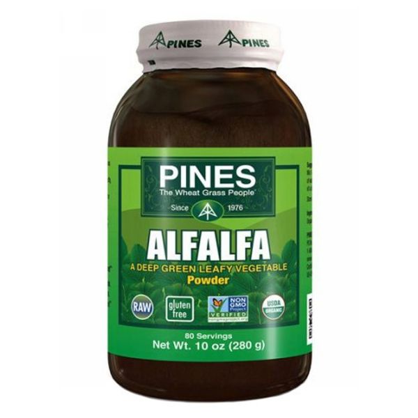 Alfalfa Powder 10 Oz By Pines Wheat Grass