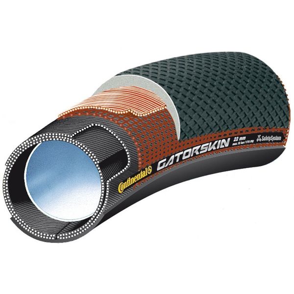 Continental SprinterGatorskin 28"x25mm Bk-Bk Duraskin [Parallel import goods]