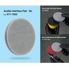 Eagle Micro-Hook Interface Pad for 3 inch Sanding Discs, Soft, Hook & Loop, No Holes, 971-7503, 4 Pads