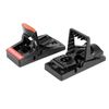 4 x Extra Strong Easy Set Mouse Traps That Kill Instantly With Disposable Gloves