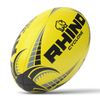 Rhino Cyclone Rugby Ball, Fluo Yellow, Size 4