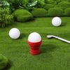 NUOBESTY Golf Pick-up Suction Cup Grabber Rubber(Red)
