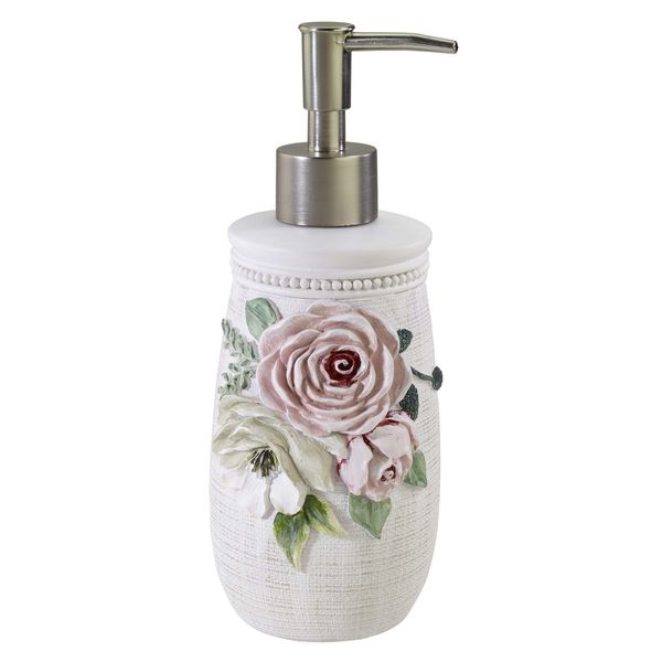 Avanti Linens Spring Garden Collection, Resin, Multicolor, Lotion Pump