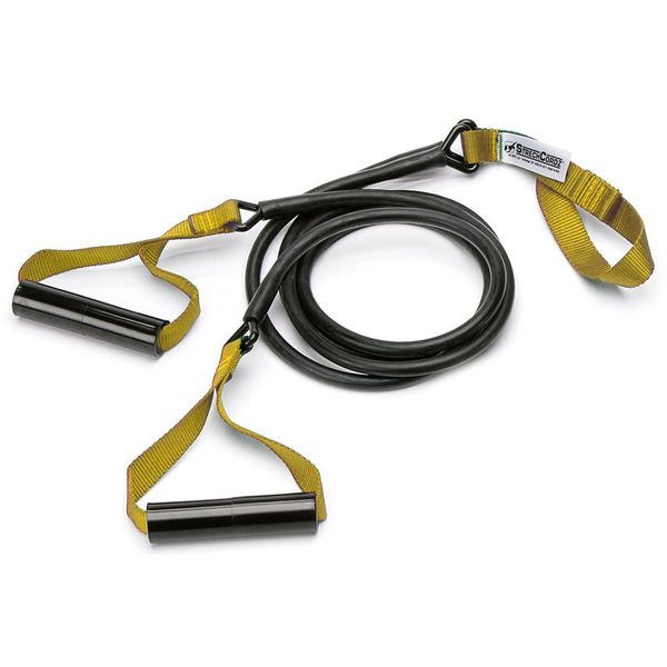 Soltec-swim 201524 Swimming Training Tube with Stretch Cord with Handle Yellow S (Middle-High School Students)