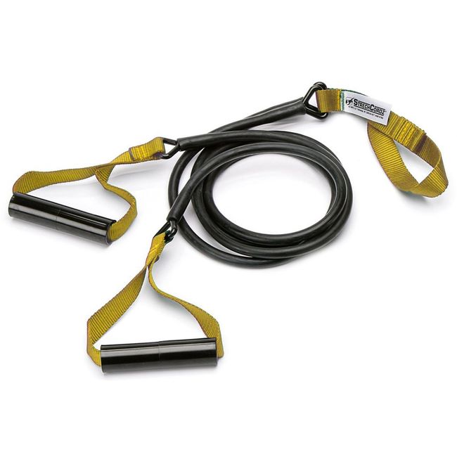 Soltec-swim 201524 Swimming Training Tube with Stretch Cord with Handle Yellow S (Middle-High School Students)