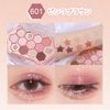 HOLD LIVE Honeycomb Diamond Eyeshadow Palette 10.8g 9 Colors Eyeshadow (601# Pink Brown)