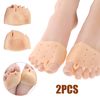 2PCS Bunion Toe Corrector Silicone Orthotics Straightener Separator Forefoot Pad