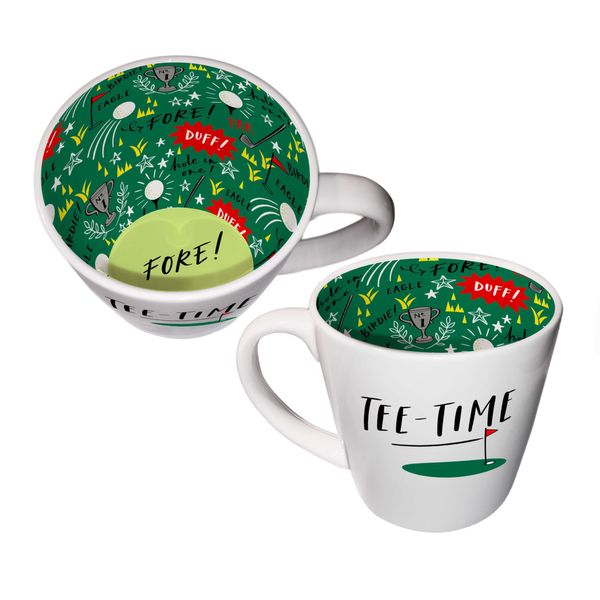 Inside Out Tee-Time Golf Mug with Gift Box