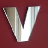 Super Cool Creations Lower Case Letter V Mirrors - 15cm
