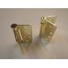 Spring Hinges, Cal-Royal Polished Brass, Sold as Pair. 4x4x1/4