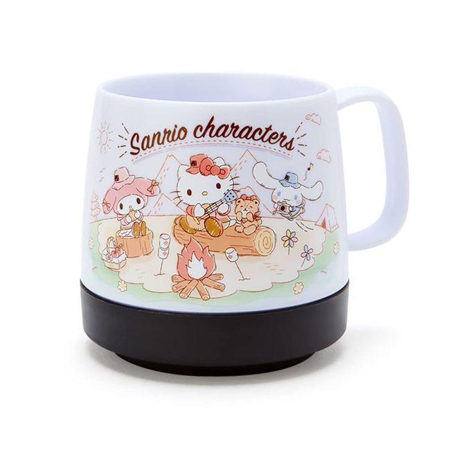 Sanrio 124613 Sanrio Characters Plastic Cup (Cute Camping)