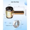 ULZOZN 3/4" .750" Threaded Bushing Kit, 4-Link 1/2" Bolt Hole Bushings