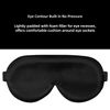 Alaska Bear Sleep Mask Silk Cover Eye Contour for Pressure-Free Sleeping, Upgrade Over Conventional Flat Satin Eye Masks, Machine Washable
