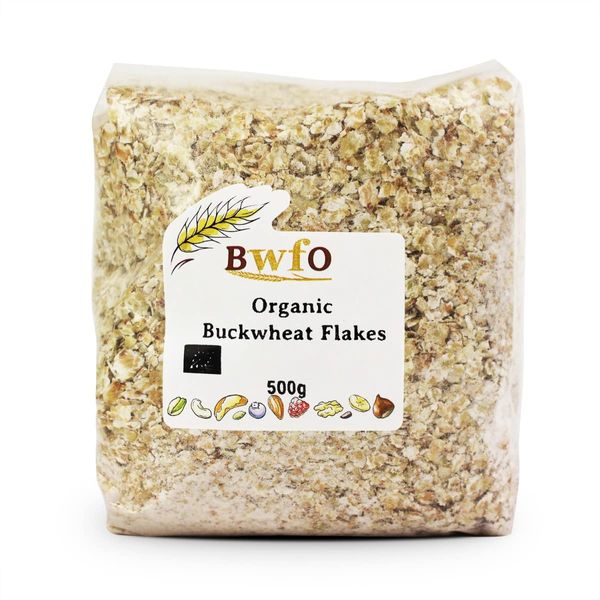 Organic Buckwheat Flakes 500g (BWFO)