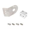 Universal Watermelon Light Mounting Bracket Under Frame Angled Stainless Steel - Without Light