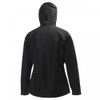 Helly Hansen Women's Seven J Waterproof Windproof Breathable Rain Coat Jacket, 990 Black, Large