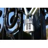Henry Squire Vulcan 4 Wheel Open Shackle Combination Padlock, 40 mm (Length)